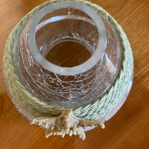 Yankee J/S Starfish Crackle Candle Lamp Topper - Picture 2 of 9